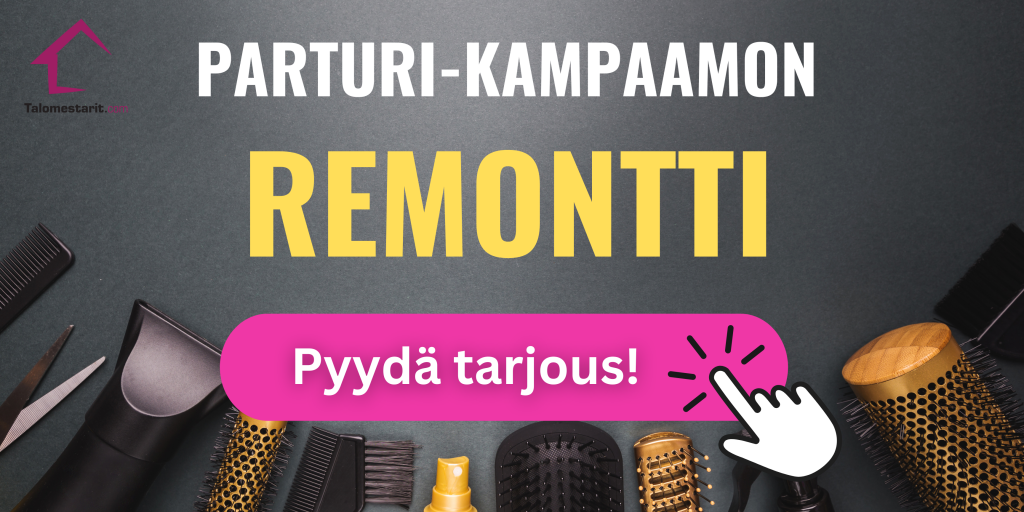 Parturi-kampaamon remontti